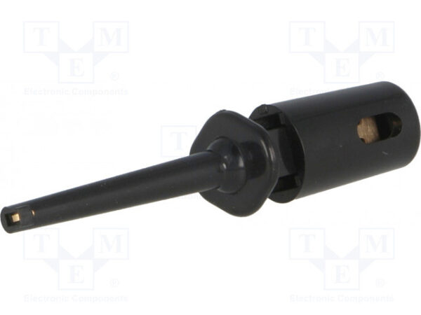 Pinza de Prueba de Gancho 0,3Amp color NEGRO