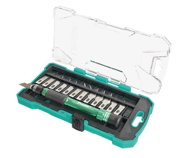 Estuche Cutters Aluminio 13 Cuchillas