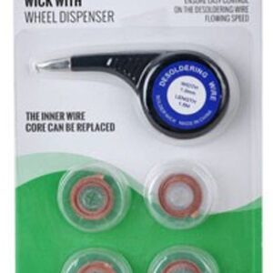 Cinta Malla Desoldante Kit 5 Rollos 1.5 mm X 1.5mts en Blister