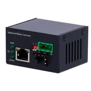 Conversor de Medios SFP Gigabit Industrial DIN CCTV