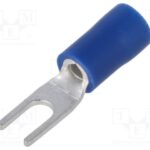Terminal Horquilla 3,2mm para cable de 1,5-2,5mm Aislado AZUL