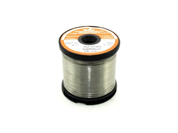 ESTAÑO TRIMETAL 0,5mm. 60/38/2 MBO. Carrete 500gr