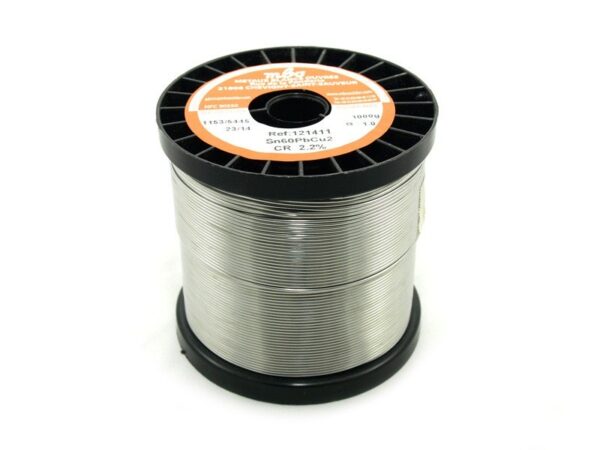 ESTAÑO TRIMETAL 1mm. 60/38/2 MBO carrete 1Kgr