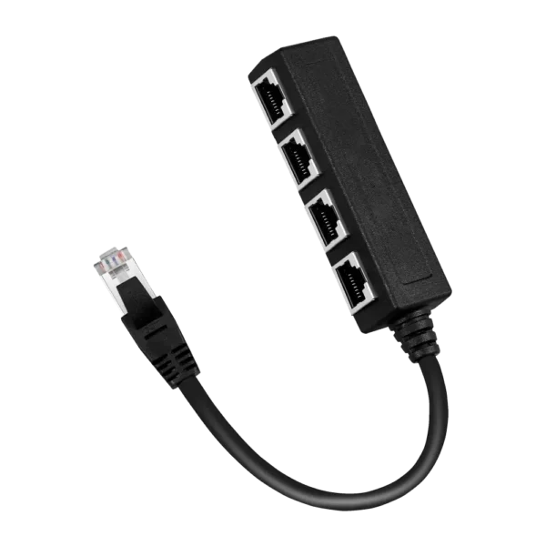 Distribuidor Splitter RJ45 4x1 CCTV