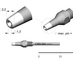 Punta Desoldadora 1,3x3,2mm C560-004 JBC