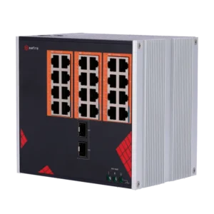 Switch DIN PoE Gigabit 24P RJ45 +2SFP SAFIRE
