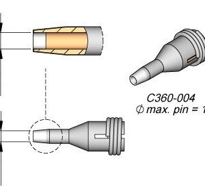 Punta JBC Microdesoldador 1,2mm