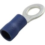 Terminal Redondo Aislado Crimpar 5,3mm color AZUL (100 unidades)