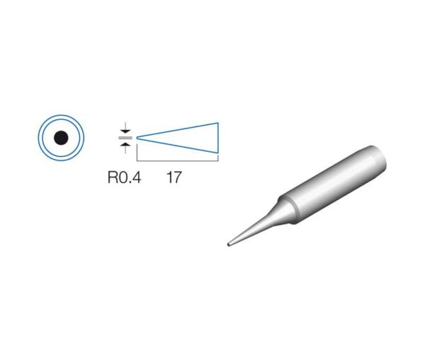 Punta Soldador Redonda 0,4mm para HRV6135