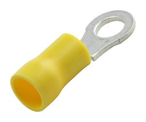 Terminal Redondo Preaislado Crimpar 5,3mm AMARILLO (100 unidades)