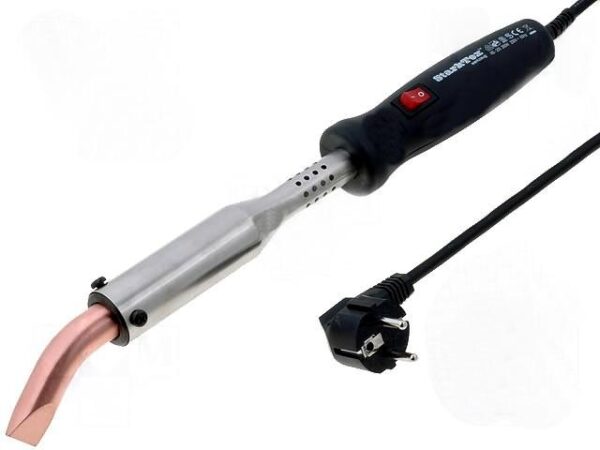 Soldador Tipo Martillo 150W punta Curva Cobre C/Int.
