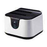 Base Docking Station USB 3.0 Doble SATA BLANCO