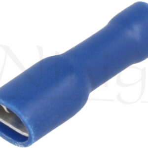 Terminal tipo Faston de 4,8mm AISLADO color AZUL (PVC25048-2)