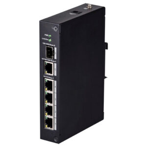 Switch DIN PoE Ethernet 4P+1P RJ45 +SFP X-SECURITY