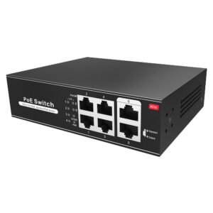 Switch PoE Ethernet 4P+2P RJ45 ECO