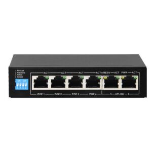 Switch PoE Gigabit 4P+2P RJ45 SAFIRE