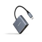 Conversor USB-C a 2xHDMI/USB-A/USB-C PD NANOCABLE