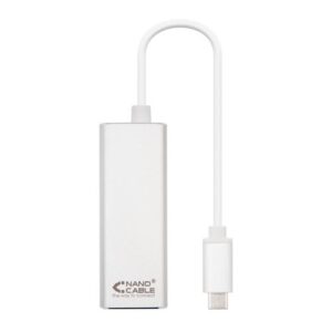 Conversor USB-C a RJ45 Gigabit NANOCABLE