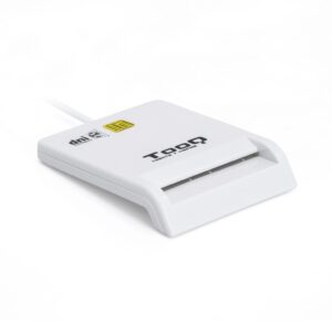 Lector Tarjetas DNI Electronico USB 2.0 BLANCO TOOQ