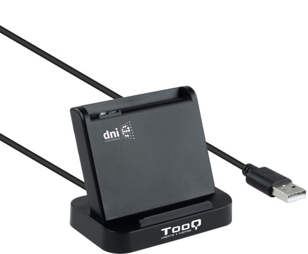 Lector Tarjetas Inteligentes DNIe VISION USB NEGRO TOOQ