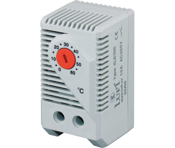 Termostato RACK 19' Carril DIN NC de 0 a 60ºC
