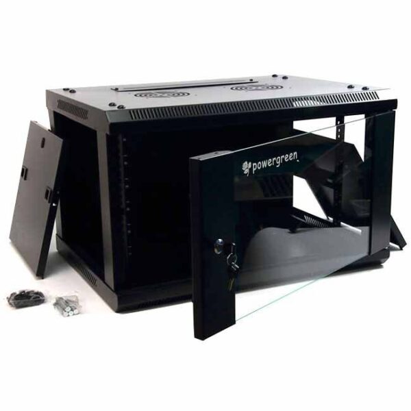 Rack Mural 19" 15U 780x600x600 PEPEGREEN