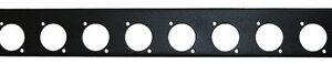 Panel 12 Huecos para XLR 1U RACK 19' FONESTAR