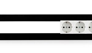 Panel Rack 19in para mecanismos 2U