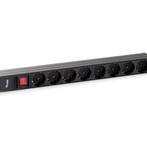 Regleta RACK 19' 1U 8 Enchufes Schuko EQUIP