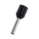 Puntera Hueca Preaislada  1,5mm NEGRO (100uds.)