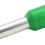 Puntera Hueca Preaislada  6mm VERDE (100uds.)