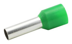Puntera Hueca Preaislada  6mm VERDE (100uds.)