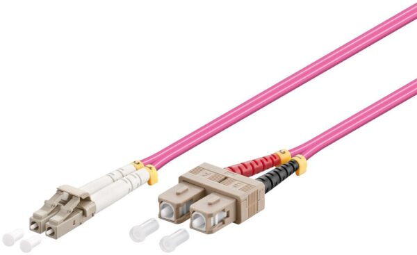 Latiguillo Fibra Optica Multimodo Duplex  SC/LC OM4 2m