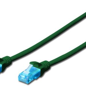 Latiguillo RJ45 Cat5e UTP CCA 0,5m VERDE