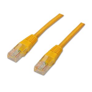 Latiguillo RJ45 Cat5e UTP CCA 3m AMARILLO NANOCABLE
