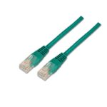 Latiguillo RJ45 Cat5e UTP CCA 3m VERDE NANOCABLE