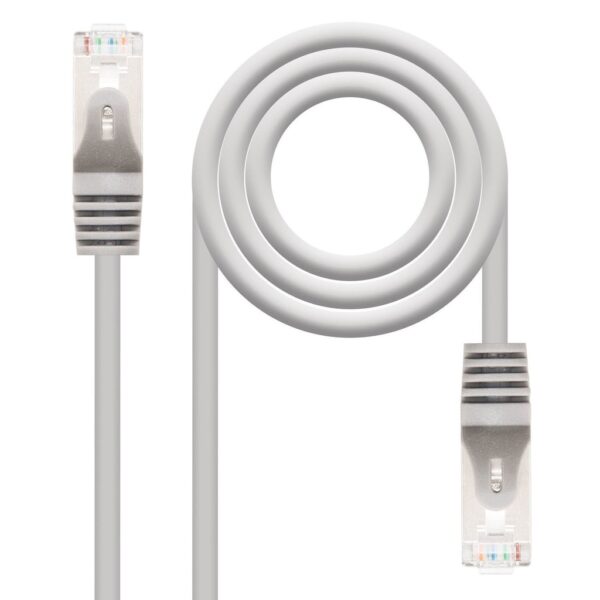 Latiguillo RJ45 Cat6 FTP CU  3m GRIS NANOCABLE