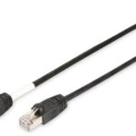 Latiguillo RJ45 Cat6 S/FTP CU EXTERIOR  5m NEGRO