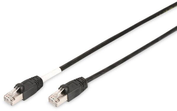 Latiguillo RJ45 Cat6 S/FTP CU EXTERIOR  5m NEGRO