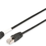 Latiguillo RJ45 Cat6 S/FTP CU EXTERIOR 10m NEGRO