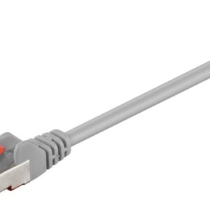 Latiguillo RJ45 Cat6 S/FTP CU LSZH 0,25m GRIS