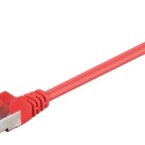 Latiguillo RJ45 Cat6 S/FTP CU LSZH 0,25m ROJO