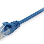 Latiguillo RJ45 Cat6 UTP CCA 1m AZUL EQUIP