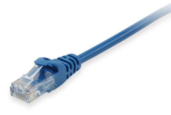 Latiguillo RJ45 Cat6 UTP CCA 1m AZUL EQUIP