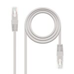 Latiguillo RJ45 Cat6 UTP CU  0,5m GRIS NANOCABLE