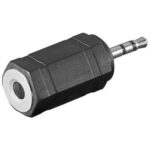 Adaptador JACK 2,5 Macho Stereo a JACK 3,5 Hembra Stereo