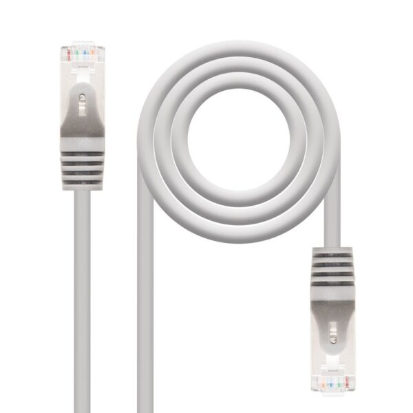 Latiguillo RJ45 Cat6 UTP CU 2m GRIS NANOCABLE