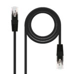 Latiguillo RJ45 Cat6 UTP CU 2m NEGRO NANOCABLE