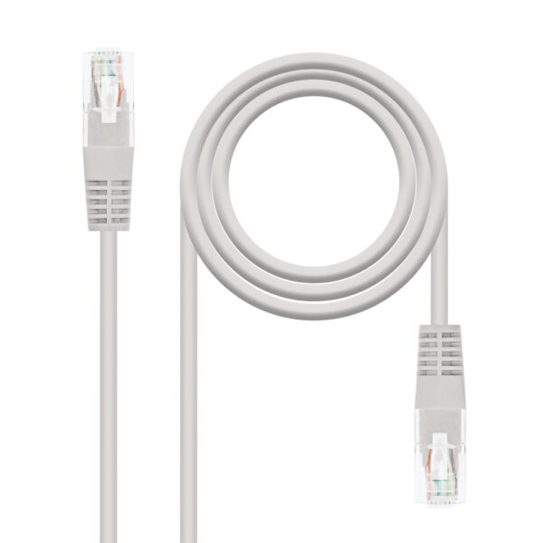 Latiguillo RJ45 Cat6 UTP CU 3m GRIS NANOCABLE