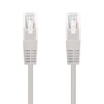 Latiguillo RJ45 Cat6 UTP CU 5m GRIS NANOCABLE
